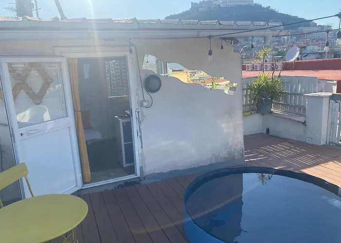 Tiny Nest Over Naples, Private Panoramic Terrace Neapol